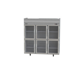 Beverage Air HR3-1HG Horizon Series Half-Glass Door Refrigerator, 74 cu. ft.