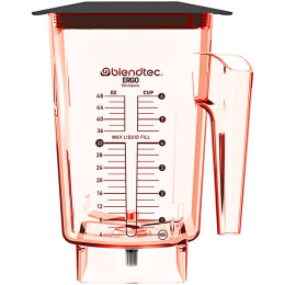 Blendtec 40-637-68 WildSidePlus Ergo 90oz Red Jar with Red Hard Lid