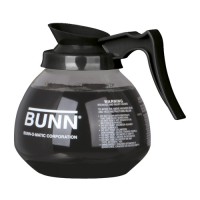 Bunn Glass Decanter 64 oz Black  3/CS