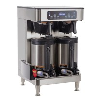 Bunn 51200.0100 ICB TWIN SH Twin Automatic Coffee Brewer for Soft Heat Thermal Servers Stainless 120/240V