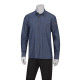 Chef Works SKL001IBL2XL Detroit Long-Sleeve Denim Shirt Indigo Blue 2XL