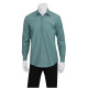 Chef Works SLMCH005GRM2XL Mens Chambray Shirt Green Mist 2XL