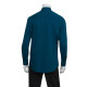 Chef Works SLMNP009BLU2XL Men's Stretch Dress Shirt Blue 2XL