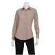 Chef Works SLWCH002ECR2XL Women's Chambray Shirt Ecru 2XL
