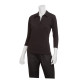 Chef Works TSWOBLK2XL Women's Definity Knit Shirt Black 2XL