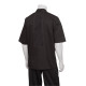Chef Works VSSSBBK2XL Valais V-Series Chef Coat  Black 2XL