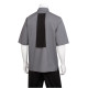 Chef Works VSSSGBC2XL Valais V-Series Chef Coat  Dark Gray 2XL