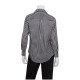 Chef Works W500BWC2XL Women's Gingham Dress Shirt Black 2XL