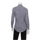 Chef Works W500BWK2XL Women's Gingham Dress Shirt Dark Navy 2XL