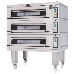 Doyon 2T3 Artisan Stone Three Deck Oven Two Pan Capacity Per Deck