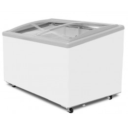 Excellence Industries EAC-47HC Curved Lid Display Freezer - 5 Basket