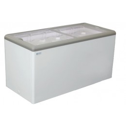 Excellence HB-17HCD Dual Temp Display Cabinet Cooler/Freezer Sliding Flat Lid 17 cu ft