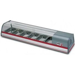 Fagor VTP-139 Glass Tapas Case - 6 Pans 