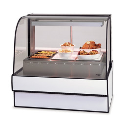 Federal CG5048HD Curved Glass Hot Deli Case 50