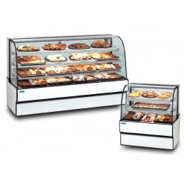 Federal CGD3642 Curved Glass Non-Refrigerated Bakery Case Two Tier 36