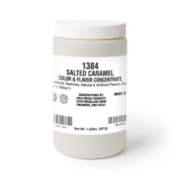 Gold Medal 1384 Salted Caramel Dry Mix Ready-to-use Flavoring 1.25lb Jar