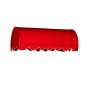 Gold Medal 2444 Tite Topper Barrel Style Awning Red