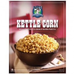 Gold Medal 2546 Pappys Kettle Corn Laminated Poster