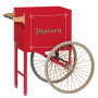 Gold Medal 2659CR Popcorn Cart for 6oz & 8oz Poppers Red