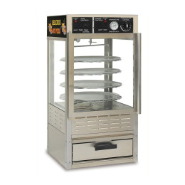 Gold Medal 5552-00-000 Oven and Humidified Warmer Merchandiser Combo - Pizza or Pretzel