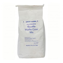 Gold Medal 8209 Old Fashioned Vanilla Waffle Cone Mix 6/5 lb Bags  
