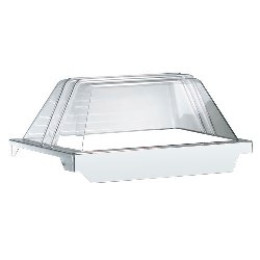 Gold Medal 8036 Sneeze Guard for Hot Diggity Slanted Grill