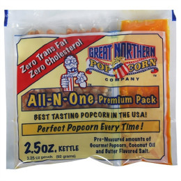 Great Northern 83-DT5403 Portion 2.5 oz Popcorn Packs 24/CS