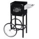 Great Northern 83-DT5626 Matinee Movie Popcorn Machine w/Cart Black 8oz