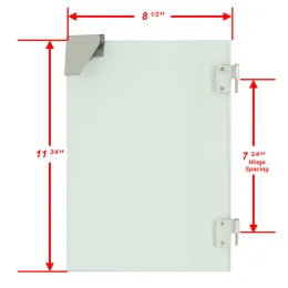 Great Northern 83-DP5422 Replacement Right Sliver Door for 8oz Popper