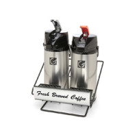 Grindmaster Side by Side Airpot Rack w/ 2/2.2L Lever Top Airpots