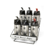 Grindmaster 6 Airpot Rack w/ 6/2.2L Lever Top Airpots