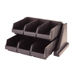 Cambro Versa Condiment Organizer Rack 6 Bins