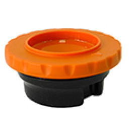 Brew-thru style Thermal Carafe Lid Orange Decaf