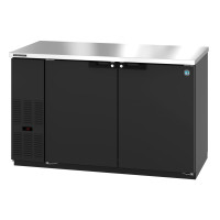Hoshizaki BB59-S Refrigerator, Two Section, Stainless Steel Back Bar Back Bar, Solid Doors