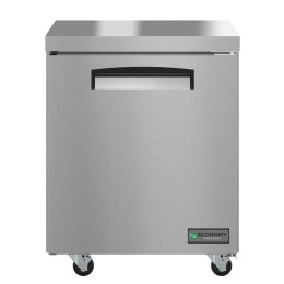 Hoshizaki EUF48A Freezer, Two Section Undercounter, Stainless Doors