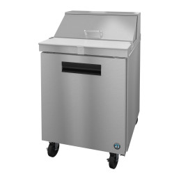 Hoshizaki SR27B-8D2 Refrigerator, Single Section Sandwich Prep Table, Stainless Drawers