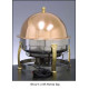 Legion E1D608B Tabletop Electric Chafer with Rollback Cover Copper Rome Hardware 2 Gallon