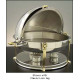 Legion F4D608E Tabletop Can Fuel Chafer with Rollback Cover Silver Luxor Hardware 2 Gallon