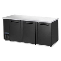 Maxx Cold MCBB90-3B Back Bar Cooler Solid Door 90
