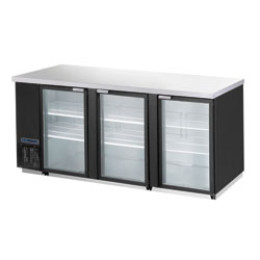 Maxx Cold MCBB90-3BG Back Bar Cooler Glass Door 90