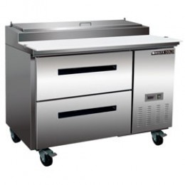 Maxx Cold MXCPP50-D Pizza Preparation Table with 2 Drawers