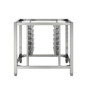Axis AX-801 Oven Stand for (1) full-size oven, includes: (6) tray support slides for fullsize pans Stainless Steel Construction