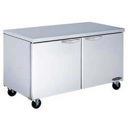 Kool-It KUCF-60-2 Undercounter Double Door Freezer 60.4