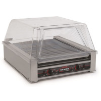 Nemco 8045W-220 Chrome Wide 45 Hot Dog Roller Grill