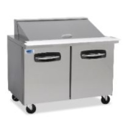 Norlake NLSMP48-18 AdvantEDGE Sandwich Preparation Refrigerators 48-1/8