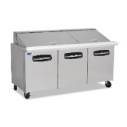 Norlake NLSMP72-30 AdvantEDGE Sandwich Preparation Refrigerators 72-3/8