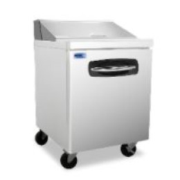 Norlake NLSP27-8 AdvantEDGE Standard Sandwich Preparation Refrigerator Units 27-1/2