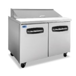 Norlake NLSP48-12 AdvantEDGE Standard Sandwich Preparation Refrigerator Units 48-1/4