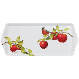 Reston Lloyd 06999 Tidbit Melamine Tray - Harvest Apple