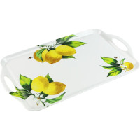 Reston Lloyd 07419 Rectangular Melamine Tray - Fresh Lemons